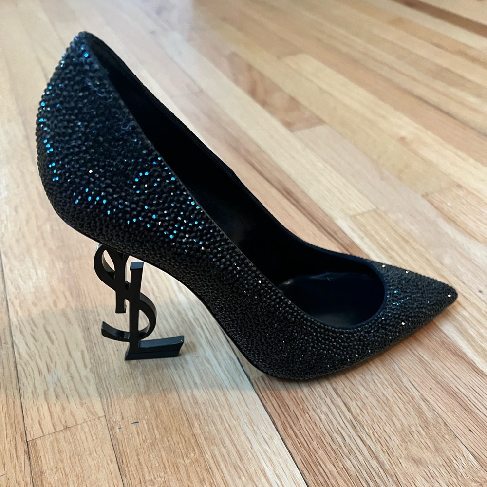 YSL Glitter Opyum Pumps